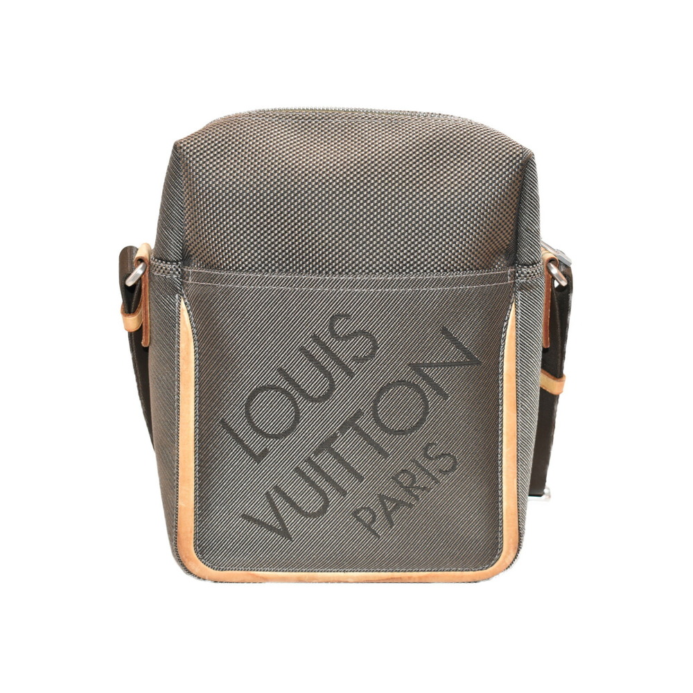 Louis Vuitton Khaki Citadan Jean Canvas Shoulder Green Bag